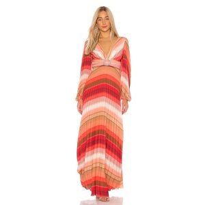 Iorane Tropical Rainbow Maxi Dress